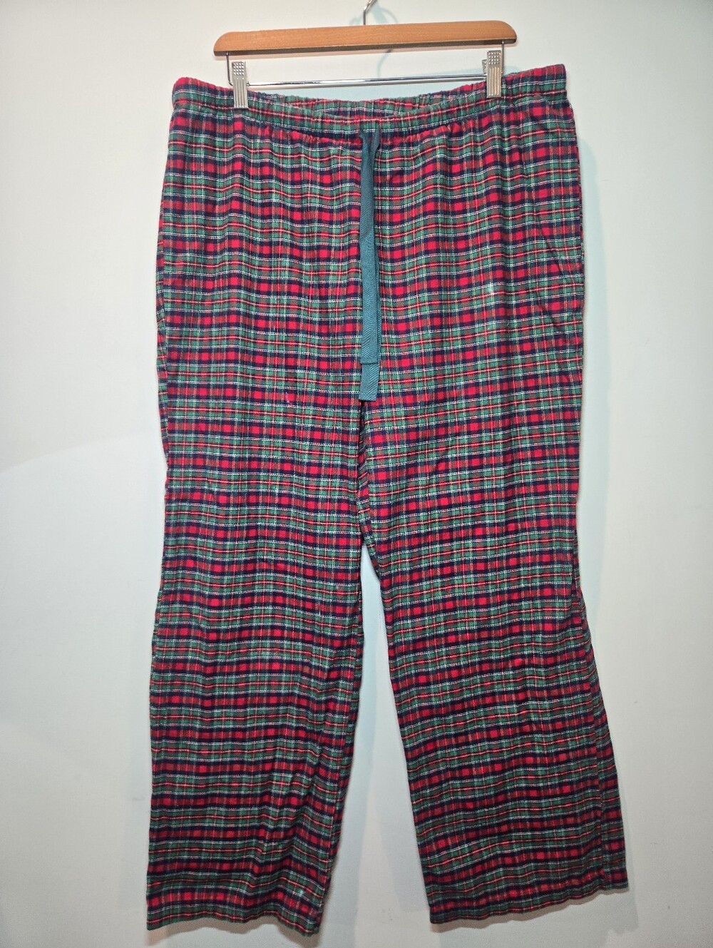 Vineyard Vines Plaid Flannel Lounge Pants Men's XL Red Green Sleep Pjs Comfy